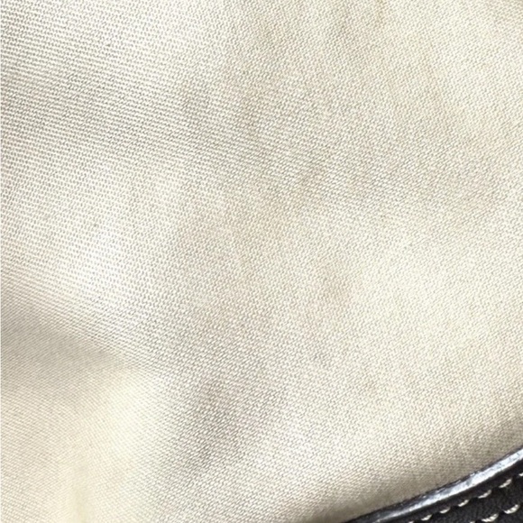 Coach SoHo Hobo Twill Leather 
Cream Brown Zip Top Bag Adjustable Strap - Picture 10 of 10